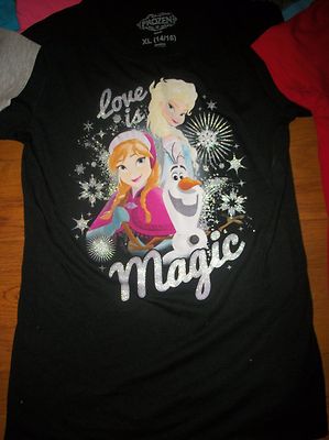 Liberee Delivree Reine Des Neige Achetez T-shirt La Reine Des Neiges (Frozen) - ANna And Elsa (Fille 7-16 Ans Frozen Anna Shirt