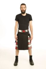 Classic Style Stewart Tartan Hybrid Kilt