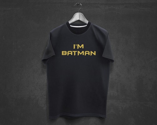 I'm Batman Shirt, DC Comics Batman shirt, funny Batman Tshirt - Picture 4 of 9