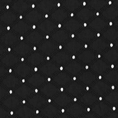 Michael Miller GITTERÖSEN 100 % BAUMWOLLE BESTICKTER STOFF 54 ZOLL BREIT FQ ET6345 SCHWARZ