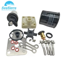 Maintenance Repair Kit for Yamaha Outboard F15C & Thermostat and Fuel Oil Filter
