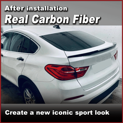 Per BMW F26 X4 SUV anno 2014-17 spoiler posteriore in carbonio ala posteriore spoiler labbro attacco - Foto 3 di 11