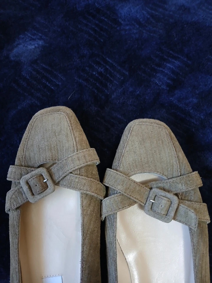 Zapatos planos de gamuza Jimmy Choo London talla 39 hechos en Italia  Foto 3 de 4