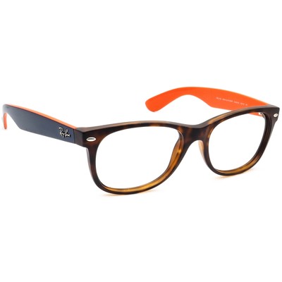 Ray Ban New Wayfarer Sunglasses - RB 2132 6180/R5 - Orange/Blue/Tortoise Shell Ray-  main image 3