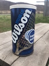 Vintage Wilson Tru Blue Racquetballs Tin Metal Advertising