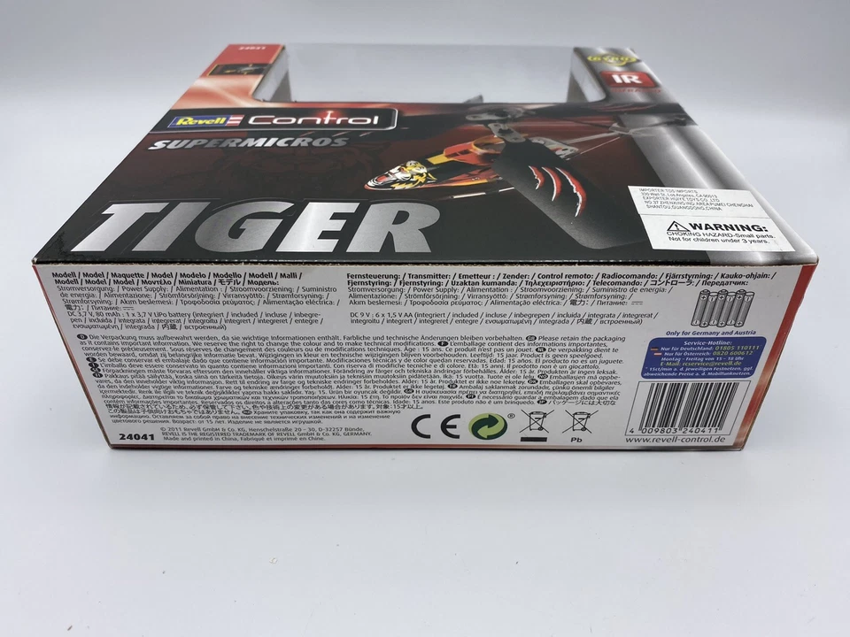 REVELL CONTROL HELICOPTER TIGER SUPERMICROS 24041 ONLY FOR GERMANY AND AUSTRIA - Image 4 of 4