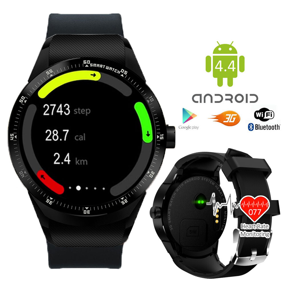 The Price of Android 4.4 Smart Watch Phone 3G+WiFi Google Play Store ~UNLOCKED AT&T T-Mobile~ | Google Pixel Phone