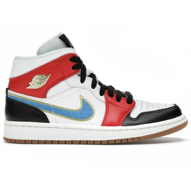 Jordan 1 Mid Black/Gym Red/Metallic Gold/Sail for Sale | Authenticity Guaranteed | eBay