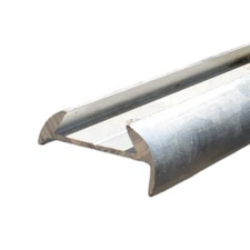 Boat Gunnel Molding Rub Rail | 1 1/2 x 3/4 Aluminum (8 Ft Sections)