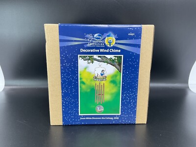 Thomas Kinkade Disney Snow White Wind Chime  Snow White Discovers The Cottage 