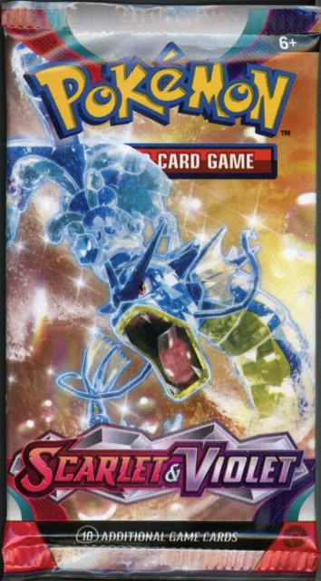 Pokemon Scarlet & Violet Booster Pack - 10 Cards / Pack - Random Art - SEALED
