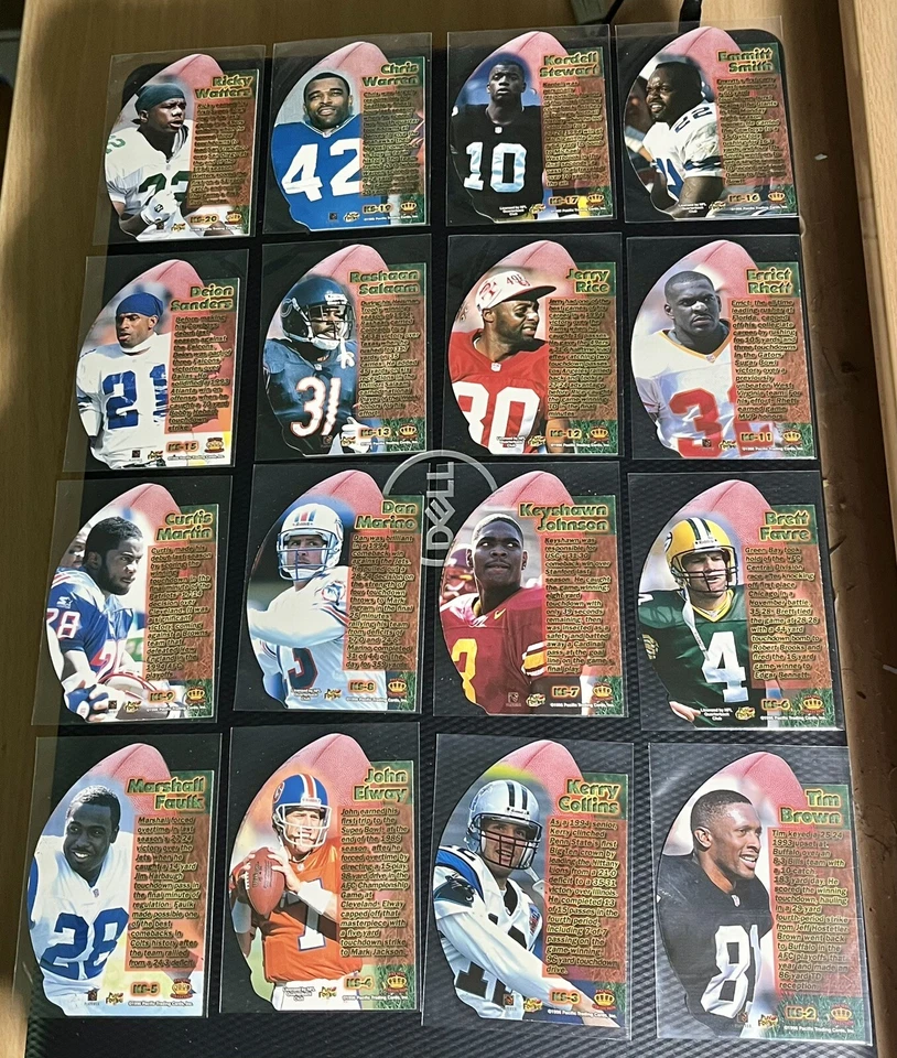 1996 Pacific Kickstarter лот стартовый набор 16/20 Marino Elway Emmitt Favre рис + - Изображение 2 из 3