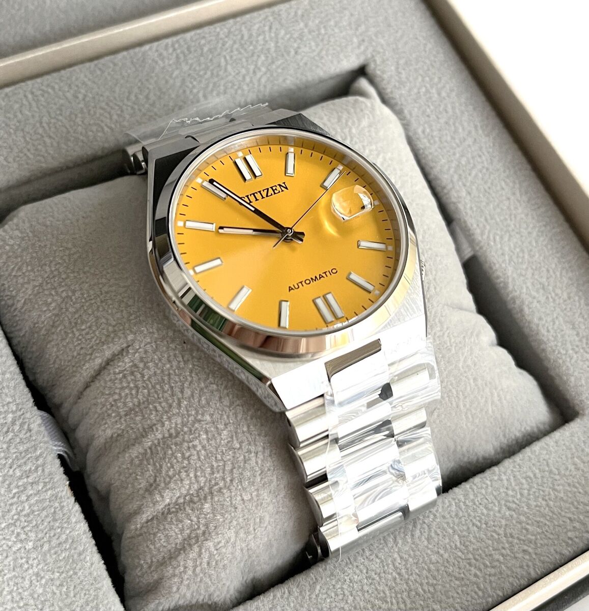 New! Citizen Watch NJ0150-81Z Tsuyosa Automatic Yellow Dial New! Citizen Watch NJ0150-81Z Tsuyosa Automatic Yellow Dial