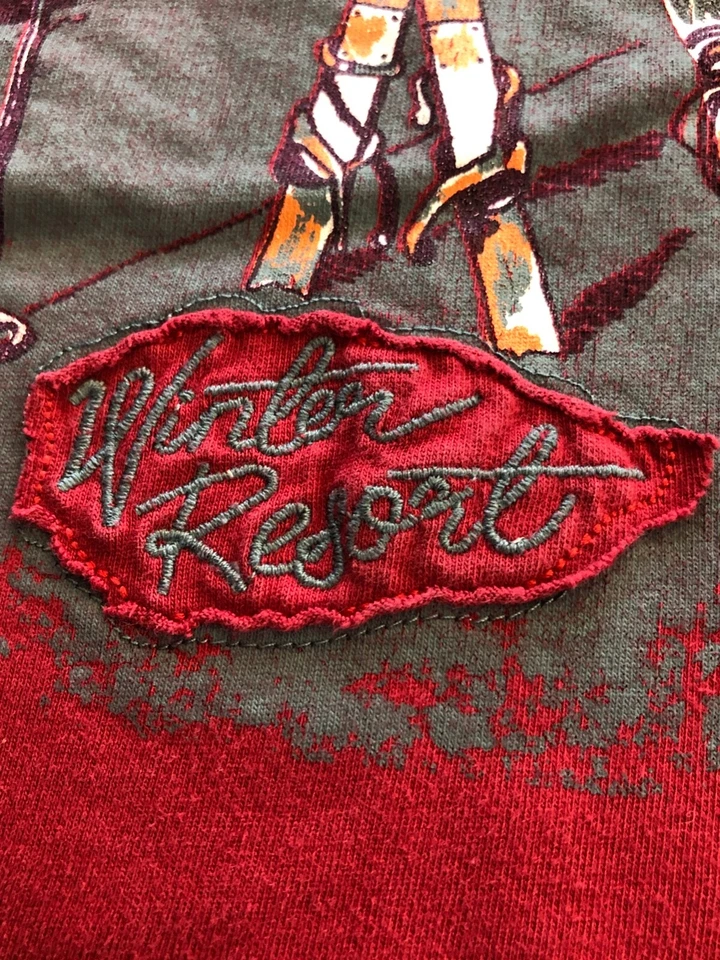 Naartjie Kids длинным рукавом хлопок футболка "Mountain-Snow-Lakes" размер 8 - Изображение 4 из 4