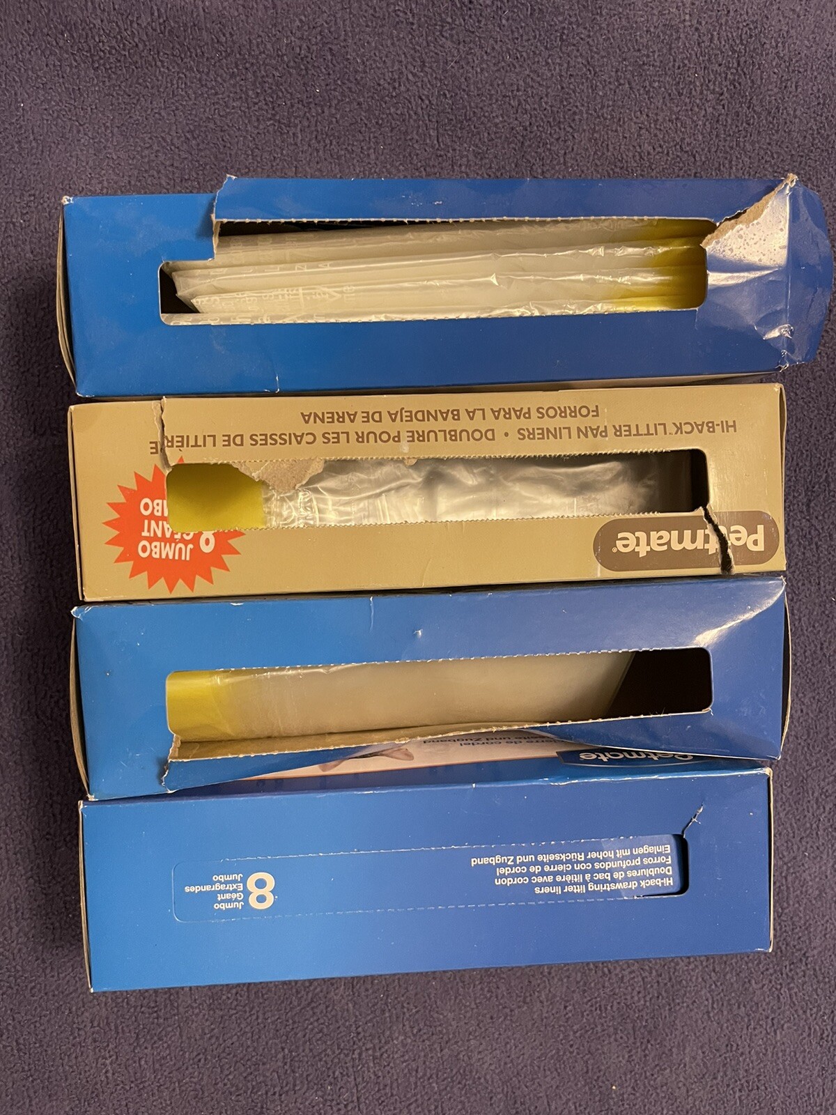 Liners Jumbo 21x17x10 High Unopened Opened Total 17 Bags