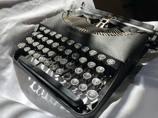 Antique Remington Remette with Glass keys Minty 1938 Outstanding Typewriter! thumbnail