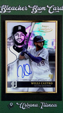 2020 Topps Gold Label #GLA-WCA Willi Castro Rookie Card Framed Autograph. rookie card picture
