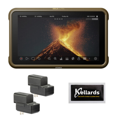 Atomos Ninja Ultra 5.2'' 4K HDMI Recording Monitor w/ Genaray Kit & Wipes Bundle