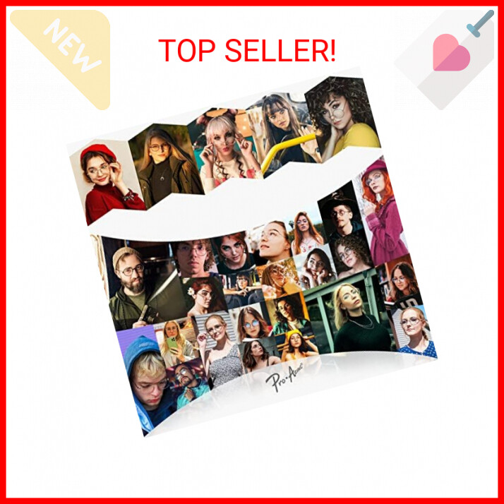 Pro Acme Non Prescription Clear Lens Glasses Retro Small Round Metal