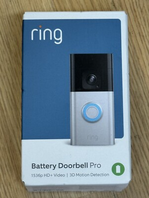 #ad #ad NEW Ring Battery Doorbell Pro Battery Powered Smart Wi Fi Video Doorbell New $87.97