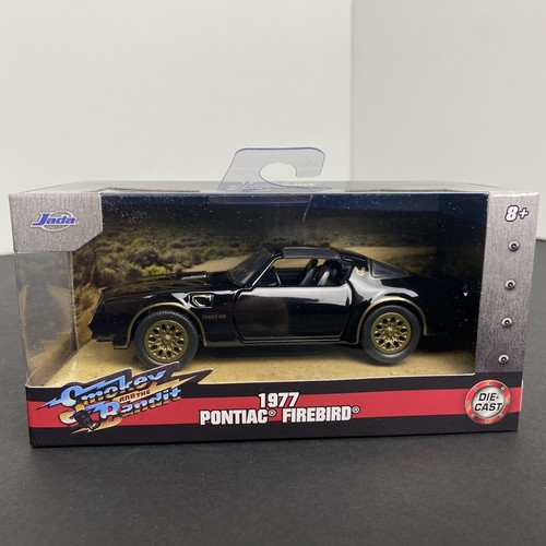 SMOKEY AND THE BANDIT PONTIAC FIREBIRD MODEL CAR 1977 BLACK 1:32 SCALE JADA K8 e