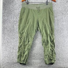 The North Face Green Pull On Pants Joggers Womens Size M Mid Rise