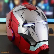 Autoking Iron Man Helmet MK5 1/1 Voice-controlled Mask Transform Cosplay Gift 