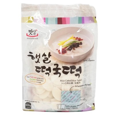 Tteokguk Rice Cake Slices Banh Gao 600g Reiskuchen Reis Kuchen