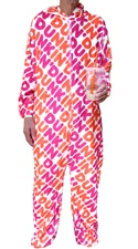 Dunkin Donuts Lounge Wear Pajamas One Piece 2XL Unisex Adults - Limited Edition