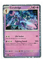 Pokémon TCG Ceruledge 098/193 Rare Cosmo Holo Scarlet & Violet Paldea Evolved NM