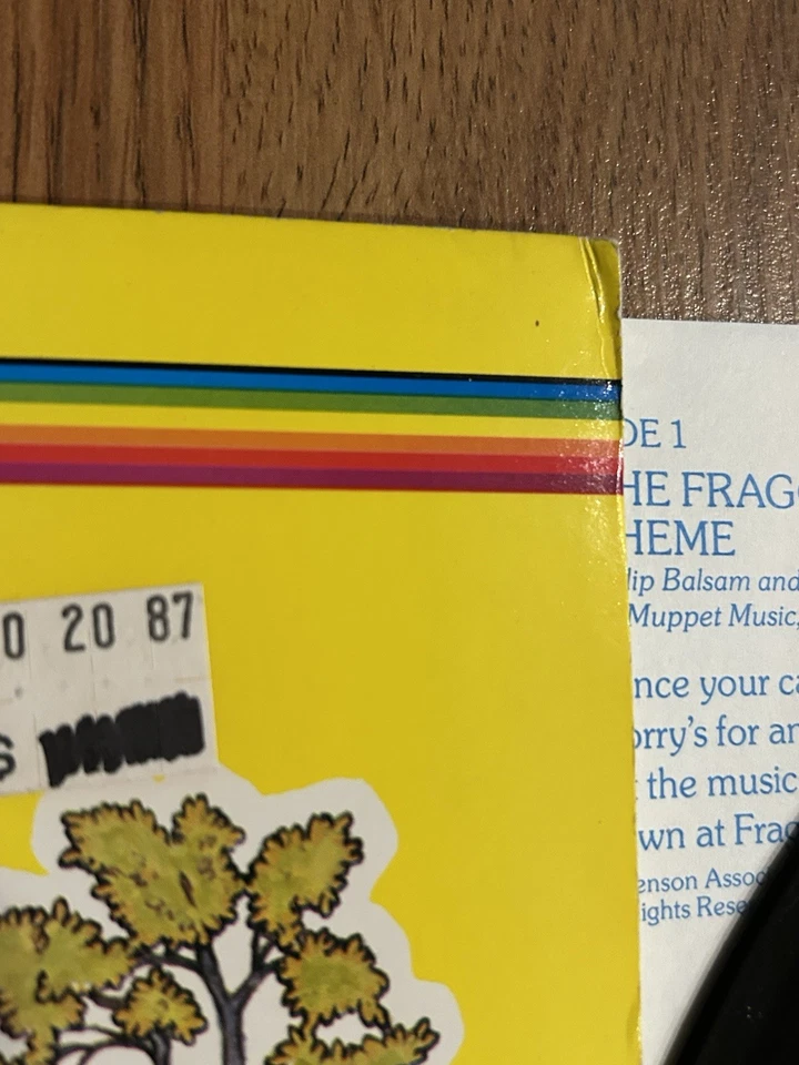 Jim Henson’s Fraggle Rock Perfect Harmony soundtrack vinyl LP record Rare Promo - Image 4 of 4