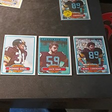 1979 Topps NFL Steelers Card Lot - D Shell J Ham B Cunningham
