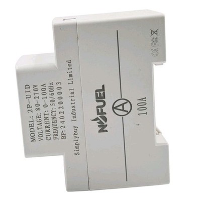 Electric Power Meter Monitor Watt Power KWH Din Rail AC 110V 220V 100A Voltmeter