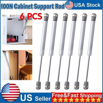 6 Packs Door Hinge Gas Spring Strut Prop Shock Lift Kitchen Cabinet Hydraulic