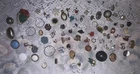 Massive Clip On Earring Lot Unmatched Vintage Costume Jewelry