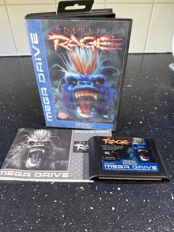 Primal Rage (Sega Mega Drive PAL) - Complete With Manual