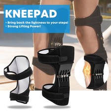 2 Pcs Joint Support Brace Knee Pads Booster Lift Squat Sports Power Spring Force