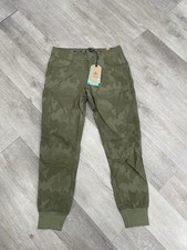 prAna Halle Jogger II Womens Size 2 Regular Sage Green Camo Standard Fit NEW