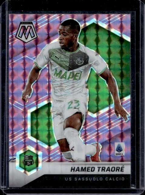 2021 Panini Mosaic Serie A Hamed Traore Mosaic Purple #/49