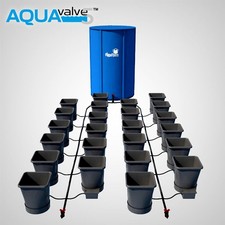 Autopot 1Pot XL 24x25L Bewässerungsset Profi - stromlos AQUAvalve5 inkl. Tank