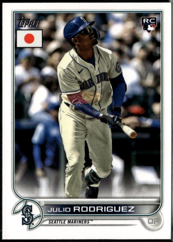 Julio Rodriguez #2 Rookie Card RC 2022 Topps Japan Edition Seattle Mariners