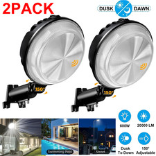 2PCS 600w Led Barn Yard Street Outdoor Security Light Dusk To Dawn Flood Light