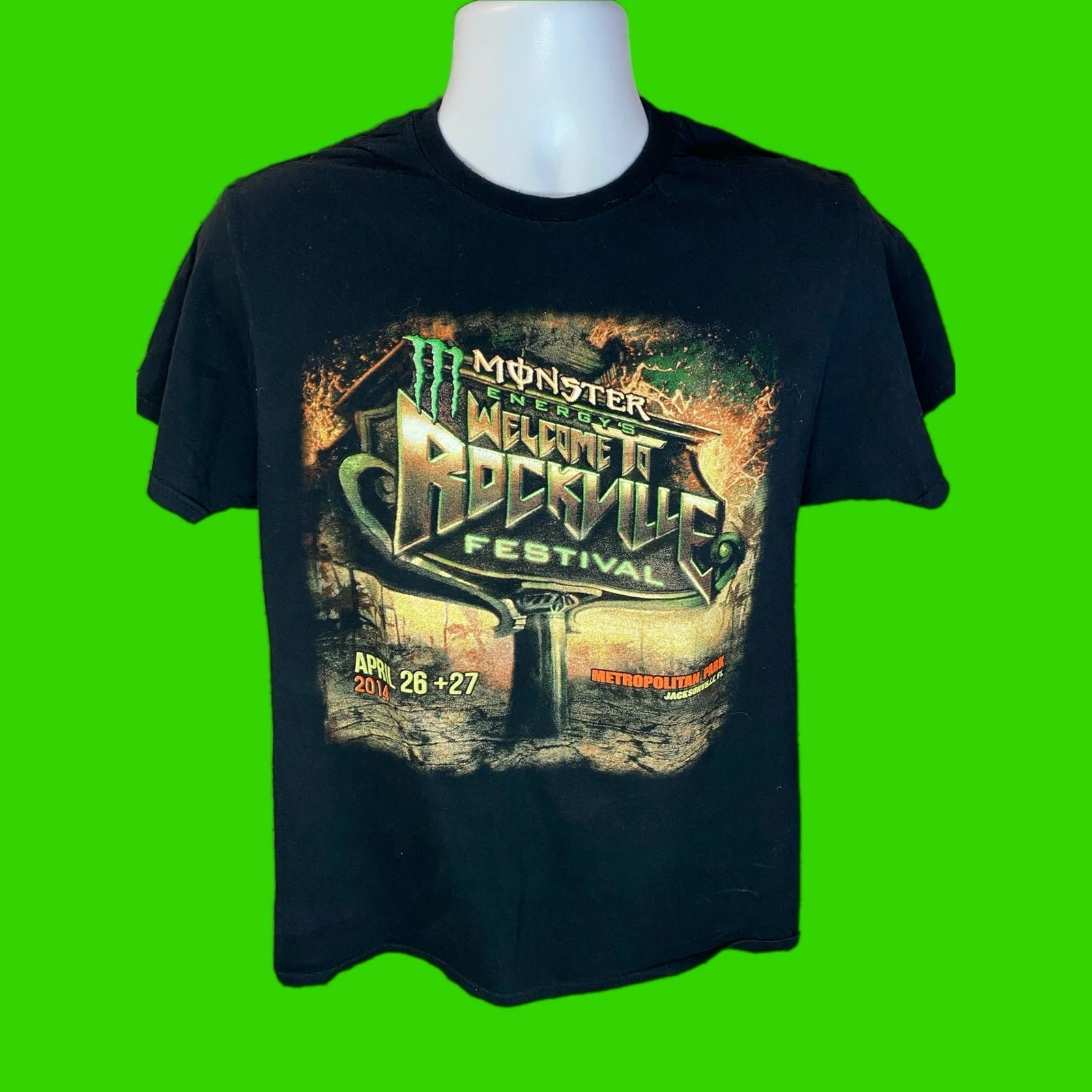 Rockvile Festival 2014 Black shirt Medium