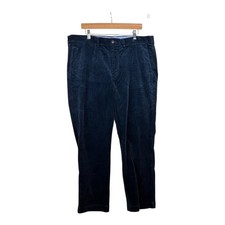 New Polo Ralph Lauren Stretch Straight Fit Corduroy Pants size 38X32 Blue