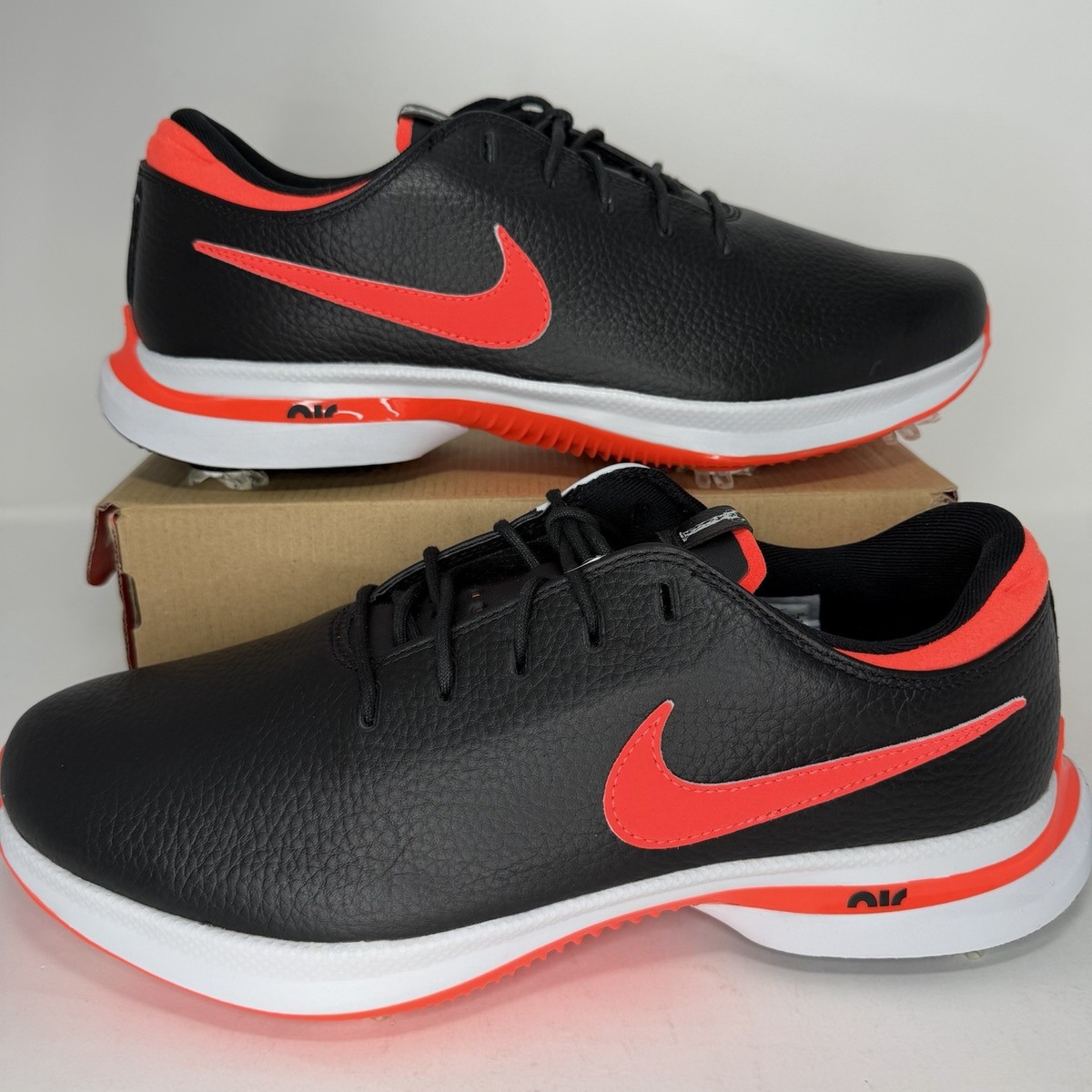 Nike Air Zoom Victory Tour 3 Golf Shoes Black Crimson Men's Sizes