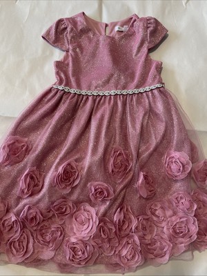 Nannette Bids Elegant dress Rose Color with Silver Band with Stones
