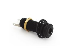 Guyker Stereo Long Threaded Output Jack - Pro Metal Guitar Bass Barrel Cylind...