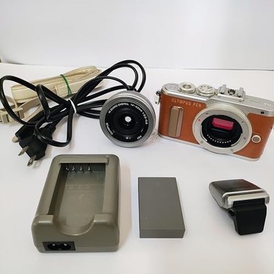 Olympus PEN E-PL8 Brown 16.1MP Mirrorless Digital Camera + 14-42mm Lens Kit