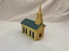 Vintage Marx Marxville Plastic Church Building 1950s Playset O Scale Yellow