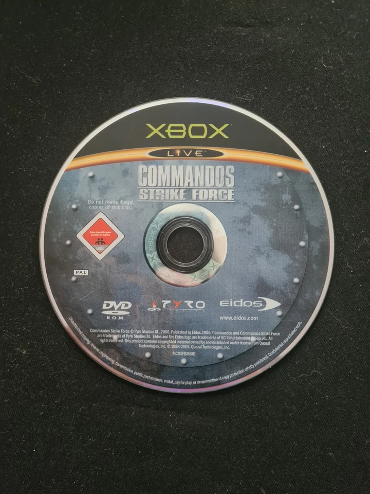 COMMANDOS STRIKE FORCE UK PAL Version COMPLETE Game Microsoft Xbox Original OG - Image 3 of 4